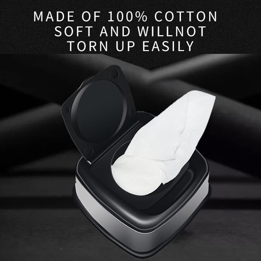 Makeup wipes face cleansing remover pads vegan cotton 60 pcs