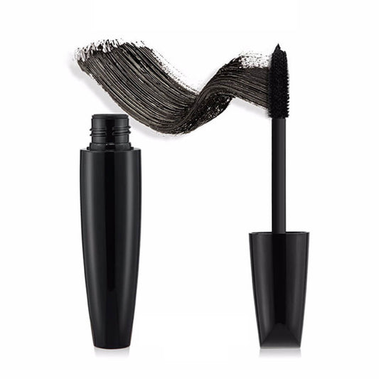 4D black mascara fiber stretch thick volume non-smudge curly