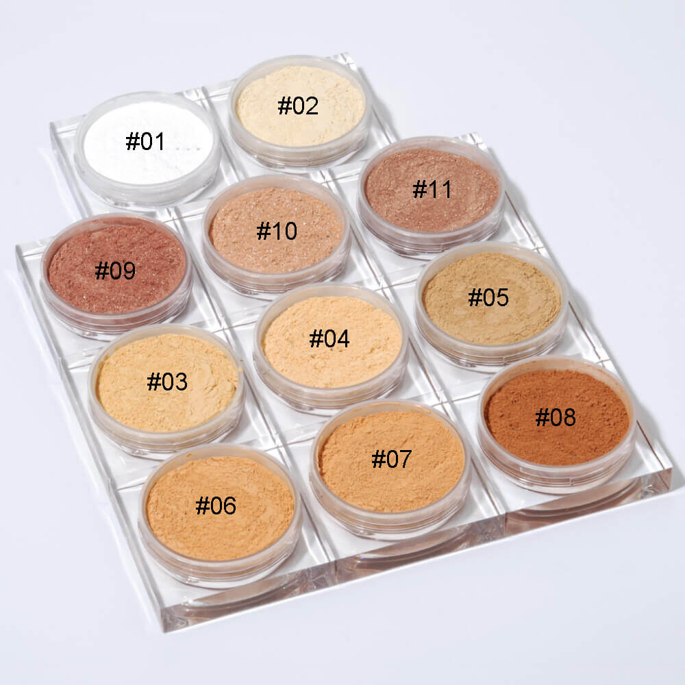 11 color setting powder loose finished powder oil control