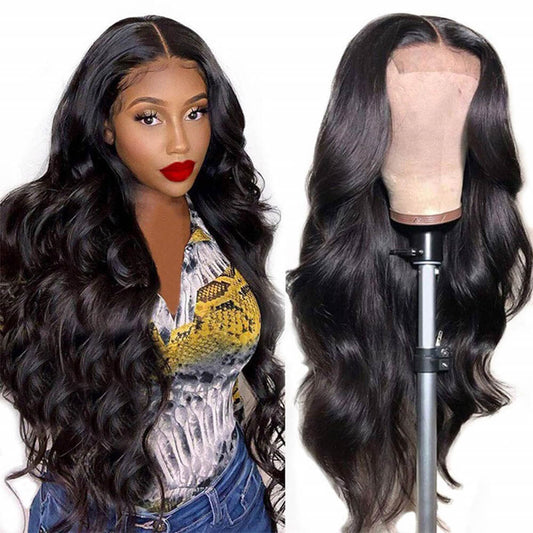 5 color wigs long curly hair daily big wave lady natural