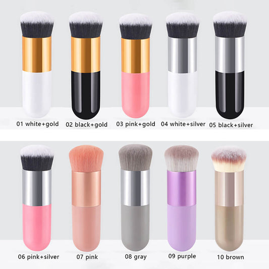 10 color brush foundation face powder liquid brush big brushes