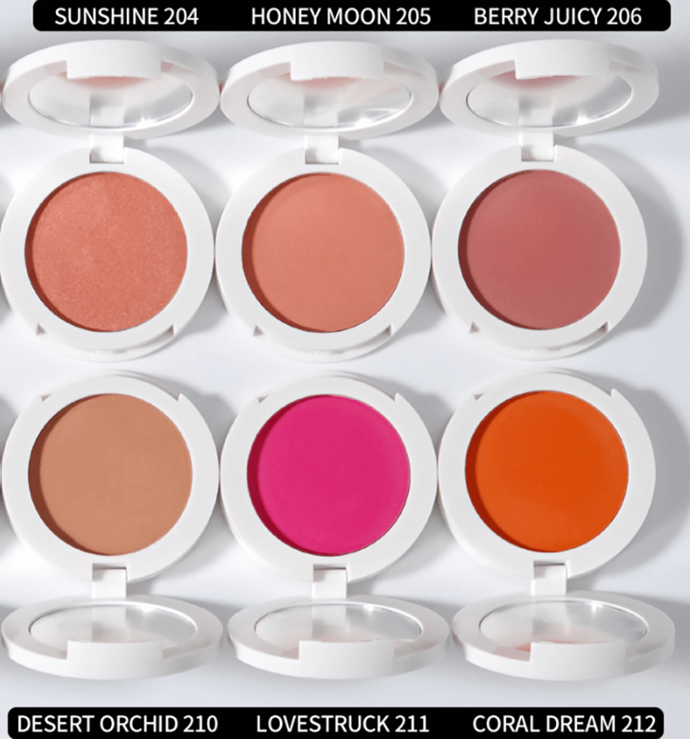 12 color matte blush blusher pressed powder high pigmented