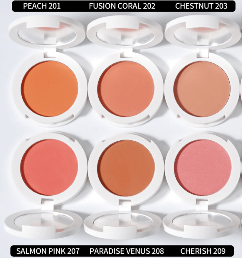 12 color matte blush blusher pressed powder high pigmented