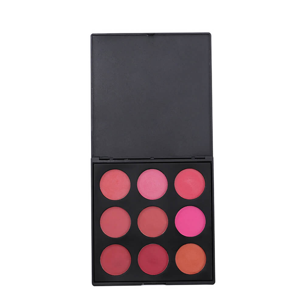 9 color blush palette blusher nude matte high pigmented