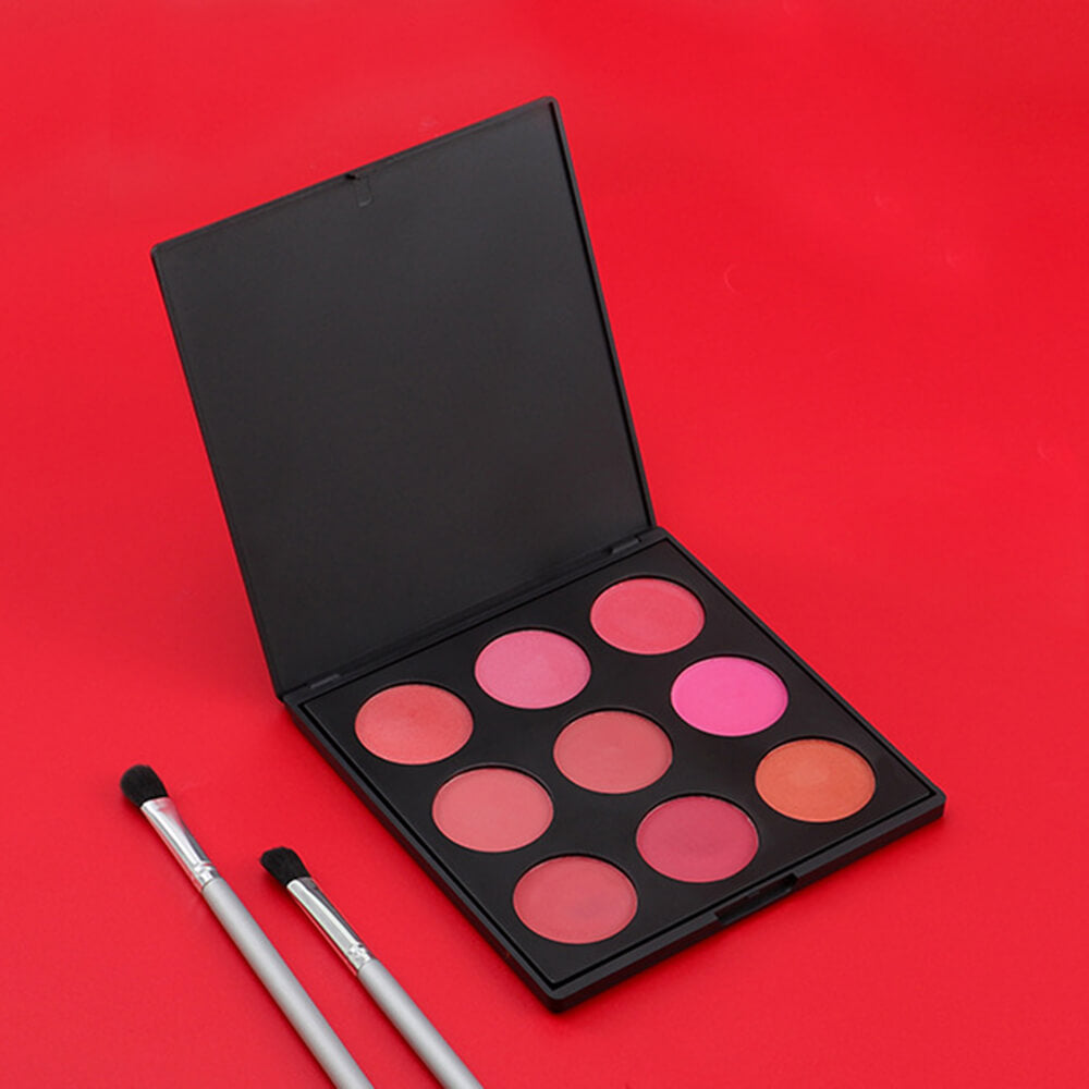 9 color blush palette blusher nude matte high pigmented