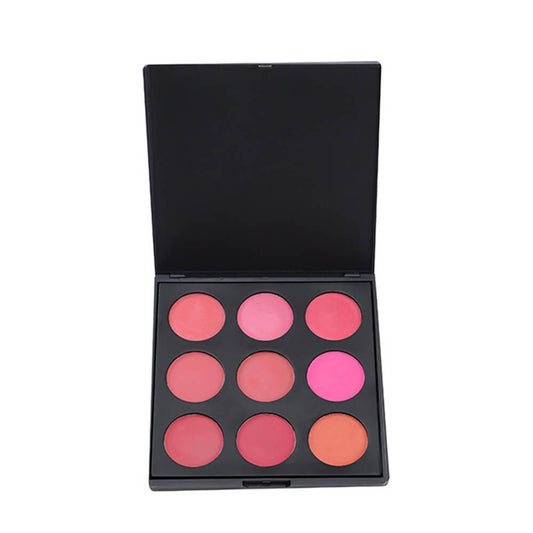 9 color blush palette blusher nude matte high pigmented