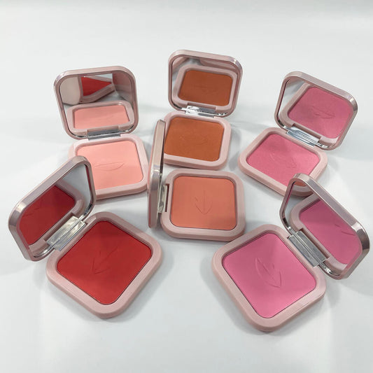 6 color blush contour palette blusher high pigmented flawless