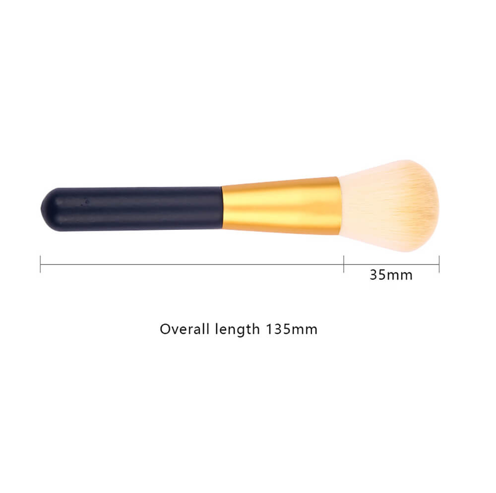 2 color brush blush setting powder highlighter eyeshadow brushes