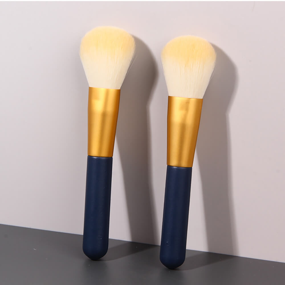 2 color brush blush setting powder highlighter eyeshadow brushes