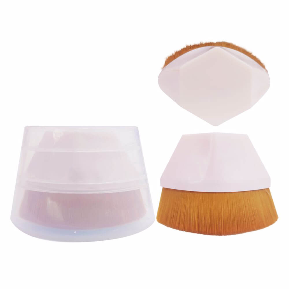 2 color No.55 foundation powder brush soft portable