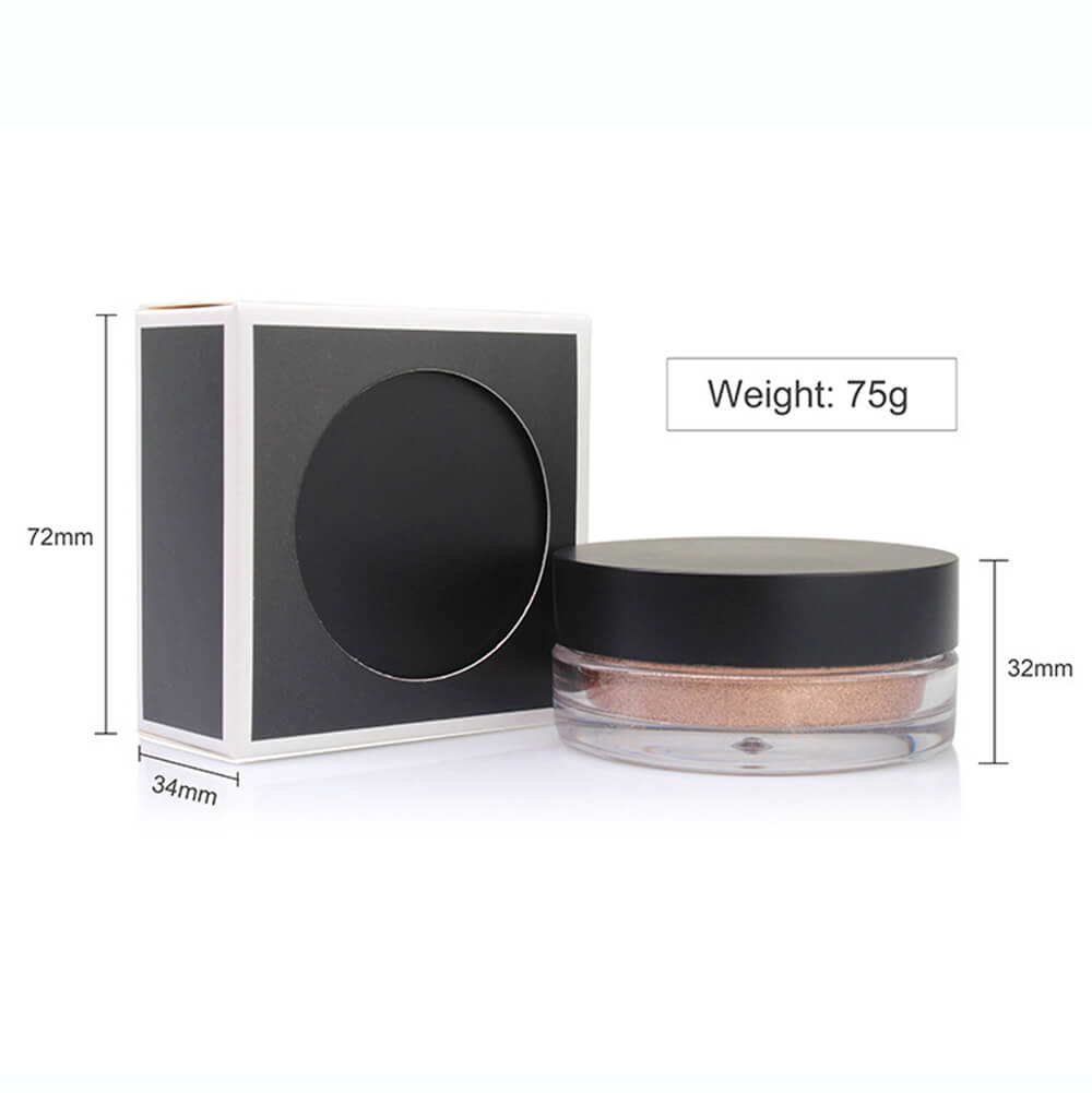 8 color loose highlighter powder brighten high pigmented private label