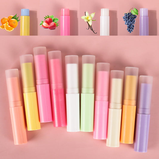 10 color fruit lip balm repair exfoliation moisturizing lip care