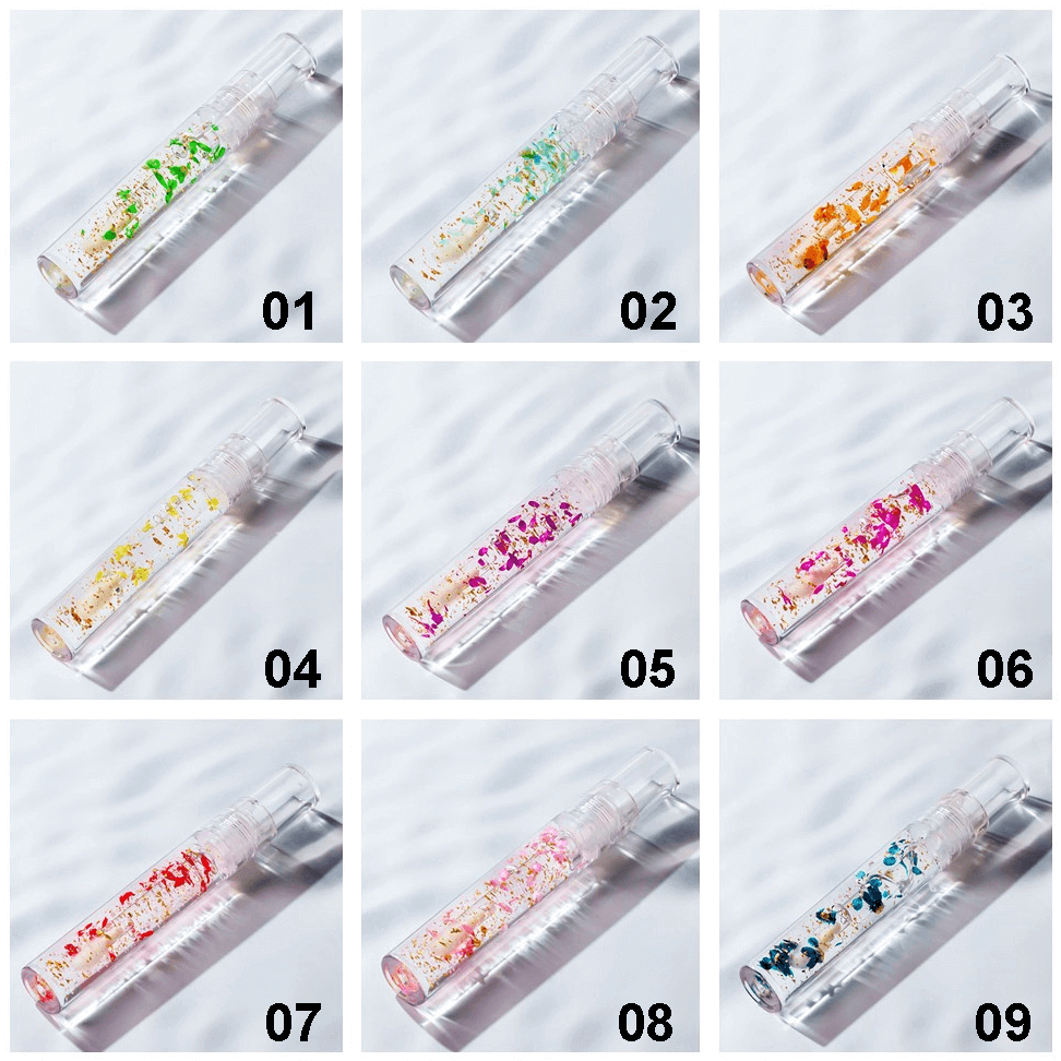 10 color clear lip oil petal temperature change color lipgloss