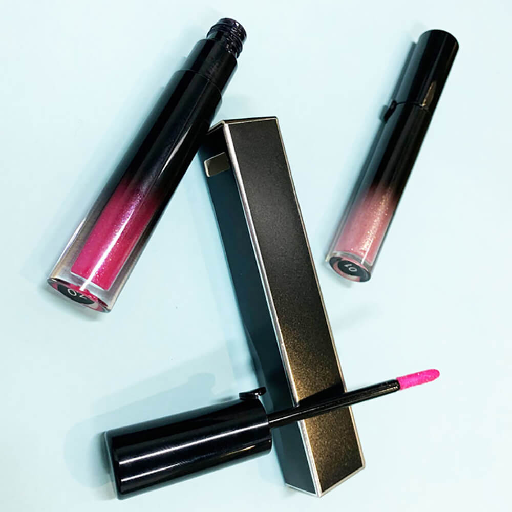 13 color lip gloss shimmer high pigmented gradient tube