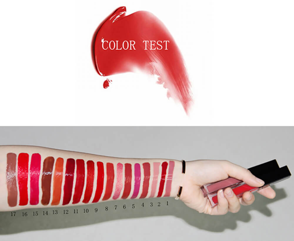 17 color lip gloss nude high pigmented waterproof print your logo