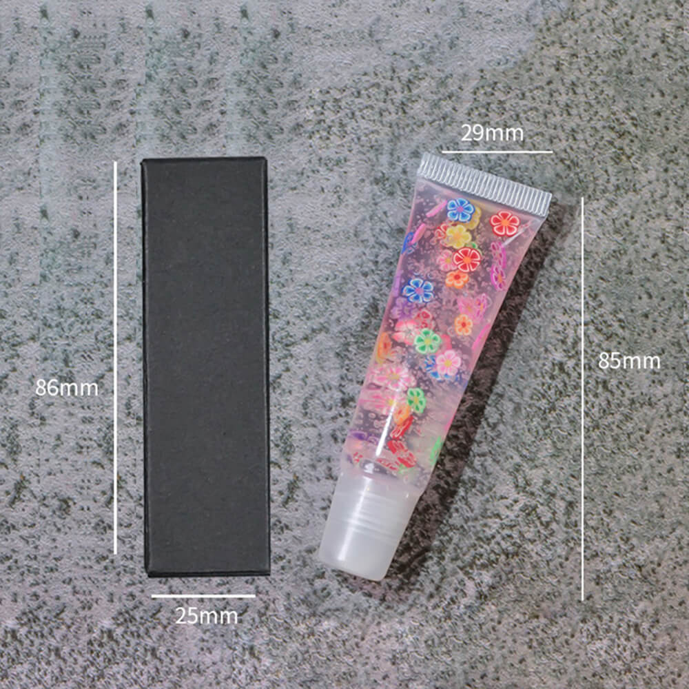 8 color clear lip gloss moisturizing fruit flavor vegan