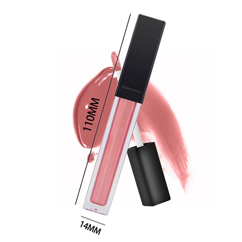 17 color lip gloss nude high pigmented waterproof print your logo