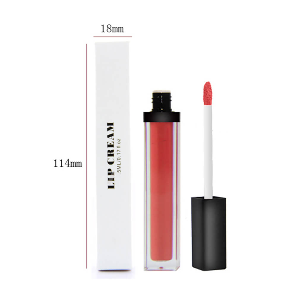 17 color lip gloss nude high pigmented waterproof print your logo