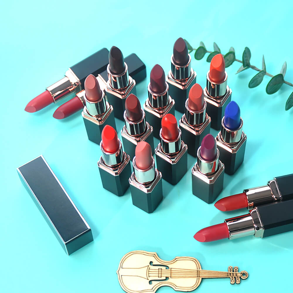 16 color lipstick matte long lasting moisturizing cream vegan