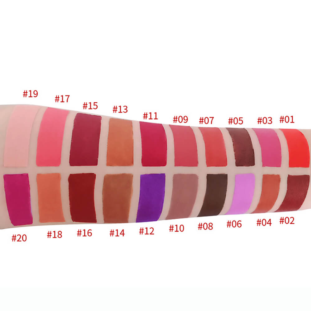 20 color matte lipstick bullet waterproof long lasting moisturizing