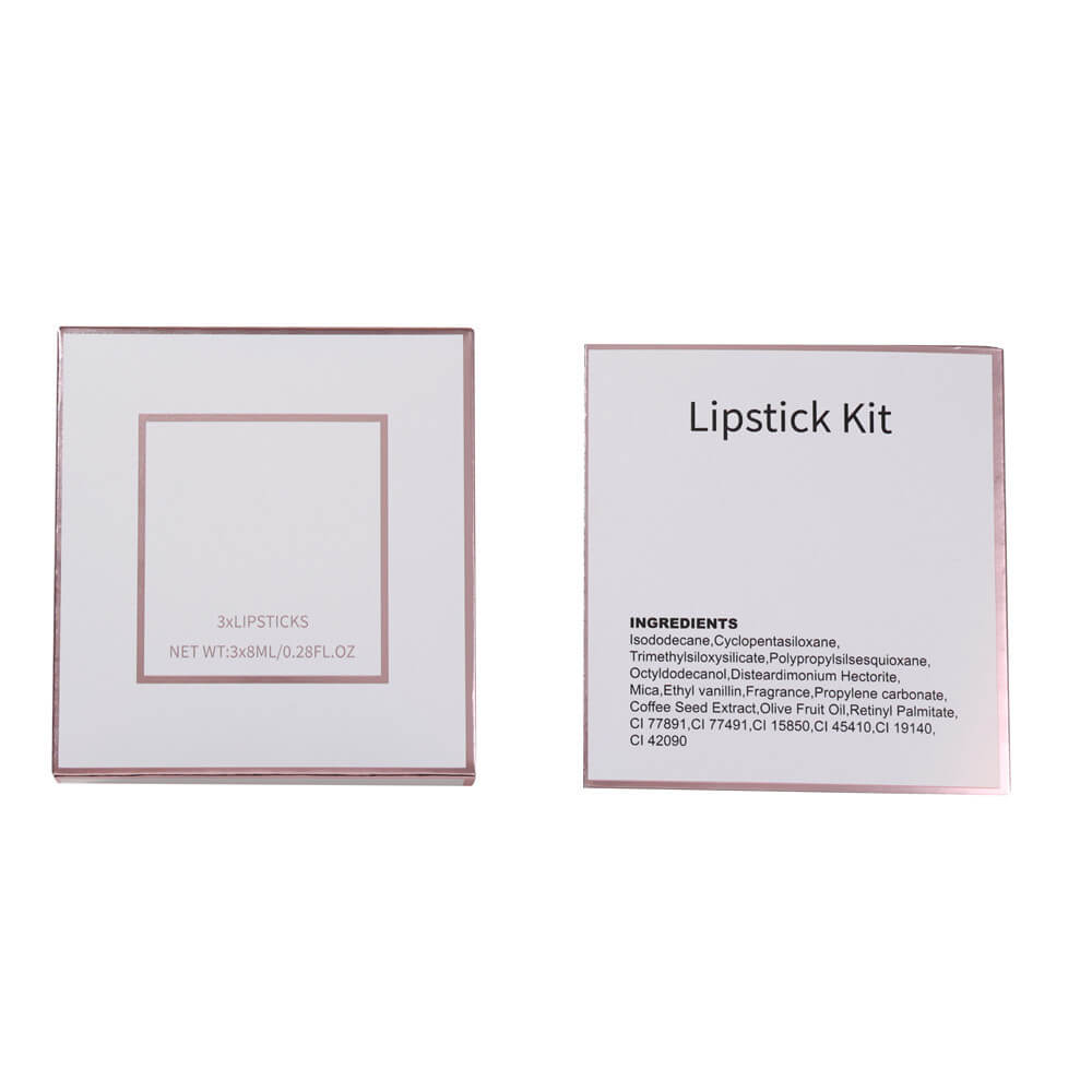 3 in 1 liquid lipstick set matte non-stick long lasting