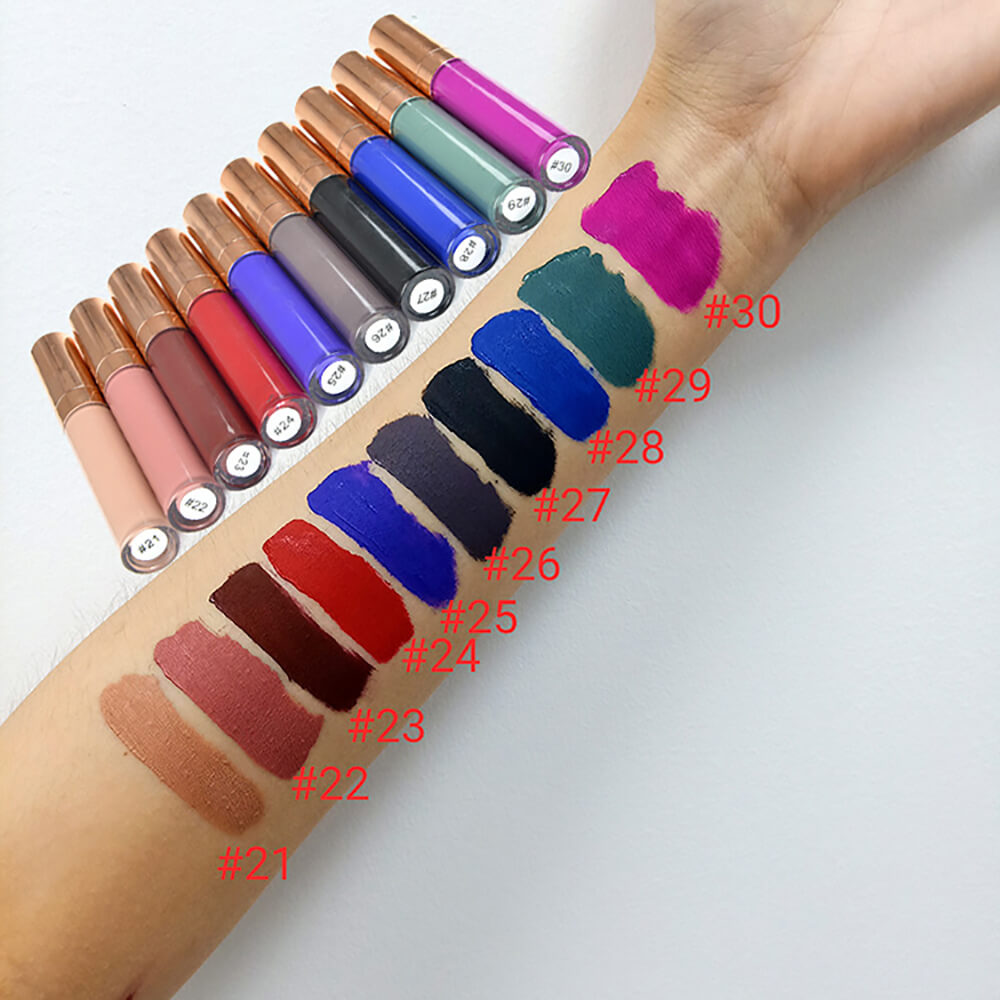 40 color liquid lipstick matte non-stick long lasting (color 01-20)