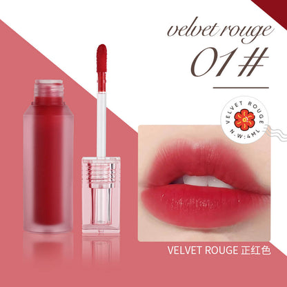 6-Color Lip Gloss Water-Mist Lip Tint Long-Lasting Matte Lipstick Moisturizing