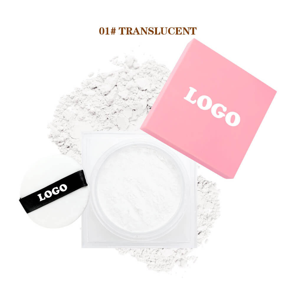 14-Shade Setting Loose Powder With Puff Long-Lasting Waterproof Oil-Control
