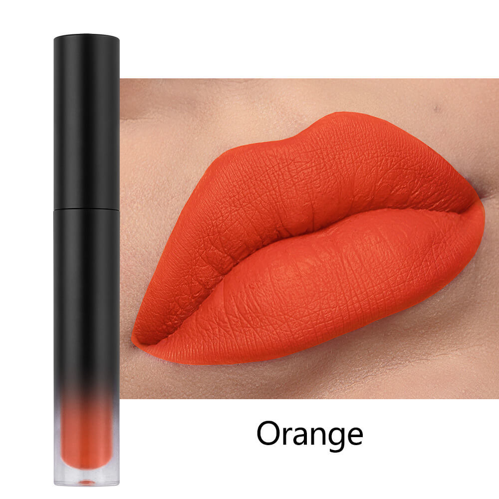 34-Color Matte Liquid Lipstick Non-Stick Transfer-Proof Long Lasting
