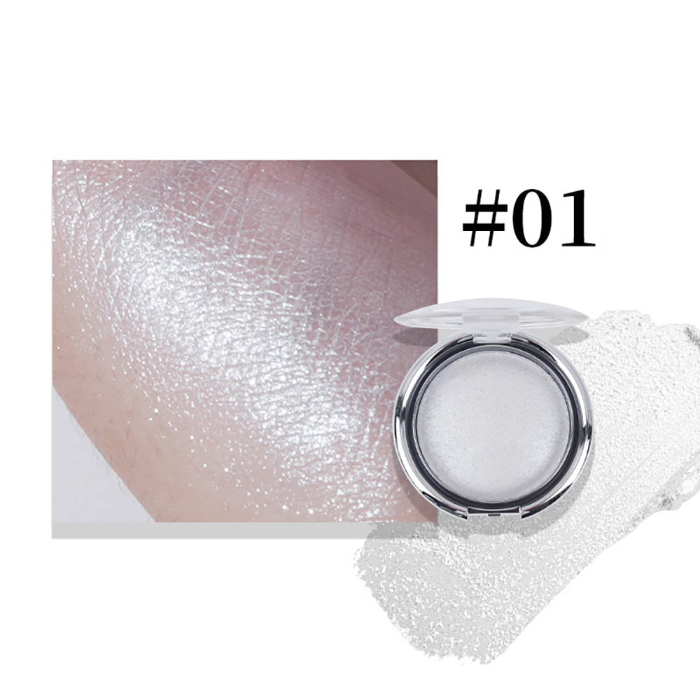 5-Color Cream Highlighter Contour Shimmer Natural Radiance Brighten Waterproof
