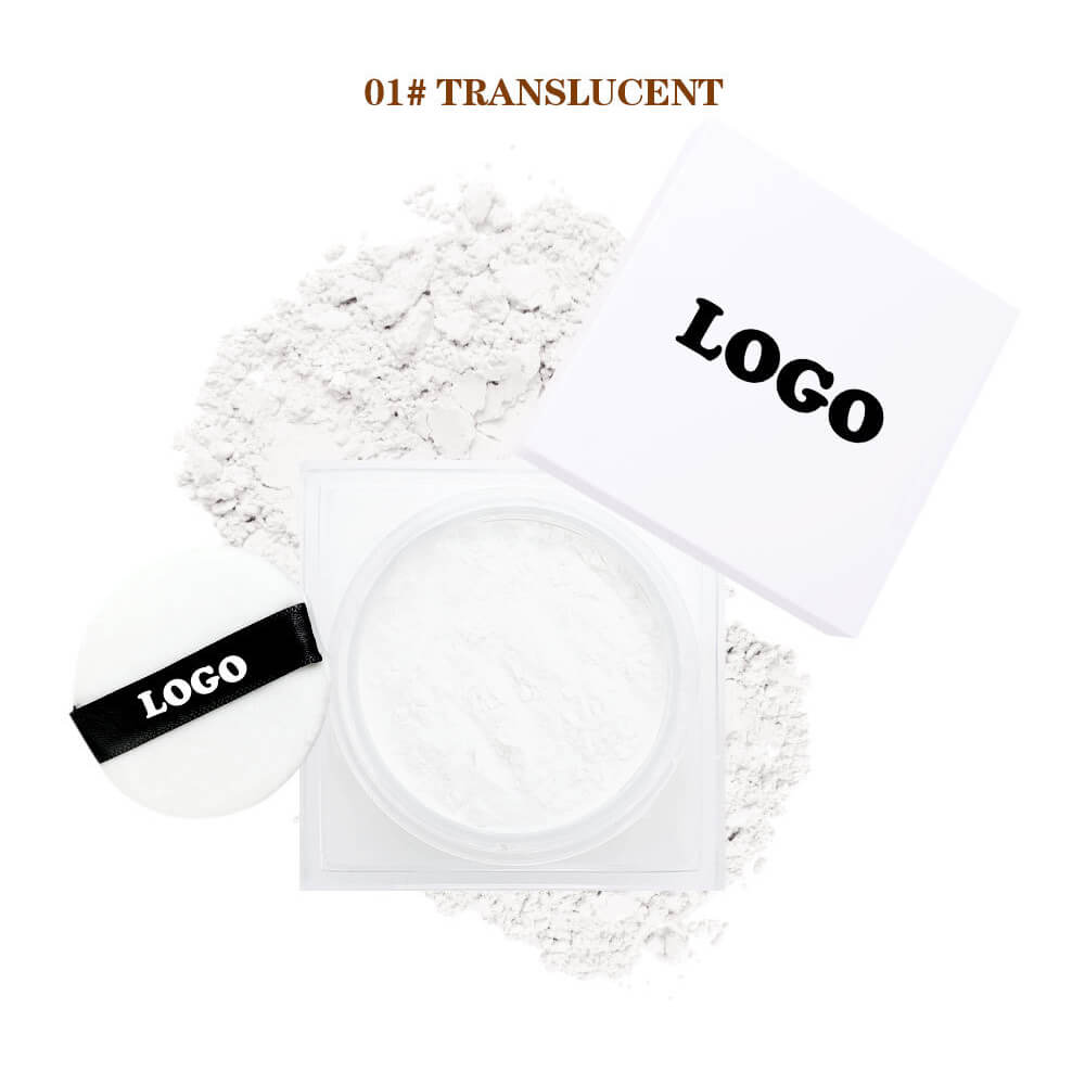 14-Shade Loose Setting Powder With Puff Oil-Control Waterproof Long-Lasting