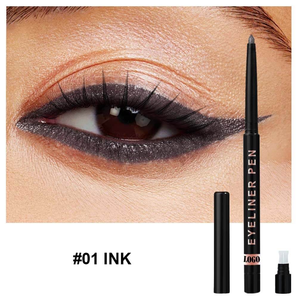 24-Color Eyeliner Gel Matte & Shimmer Waterproof High Pigmented Long-Lasting