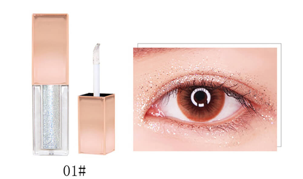 Sombra de ojos líquida de 14 colores de alto pigmento