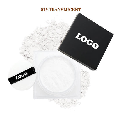 14-Shade Loose Setting Powder With Puff Oil-Control Long-Lasting Waterproof