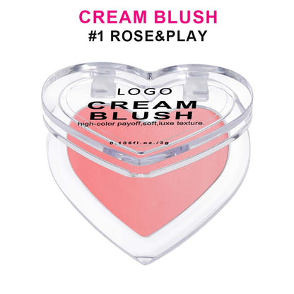 13-Color Cream Blush Palette Multi-Use Long-Lasting High-Pigment Blushes Vegan