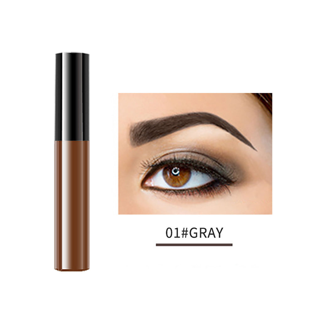 4 Color Eyebrow Tint Brow Gel Tattoo Peel-Off Dye Cream Long Lasting Waterproof