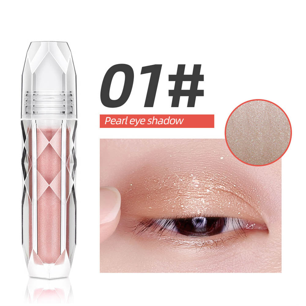 6 Color Liquid Eyeshadow Shimmer Highlighter Makeup Blush High Pigmented