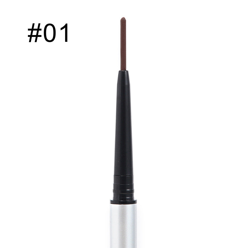 5 Color Eyebrow Pencil High Pigmented Silver Brow Pen Waterproof Private Label