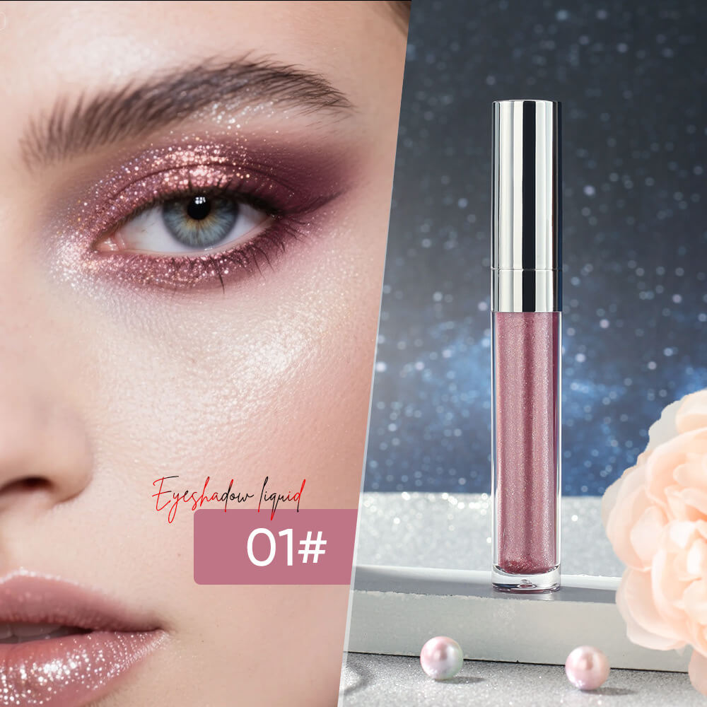 5-Color Liquid Eyeshadow Waterproof Under-Eye Brighten Highlighter Long-Lasting