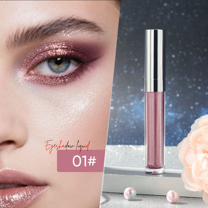 5-Color Liquid Eyeshadow Waterproof Under-Eye Brighten Highlighter Long-Lasting