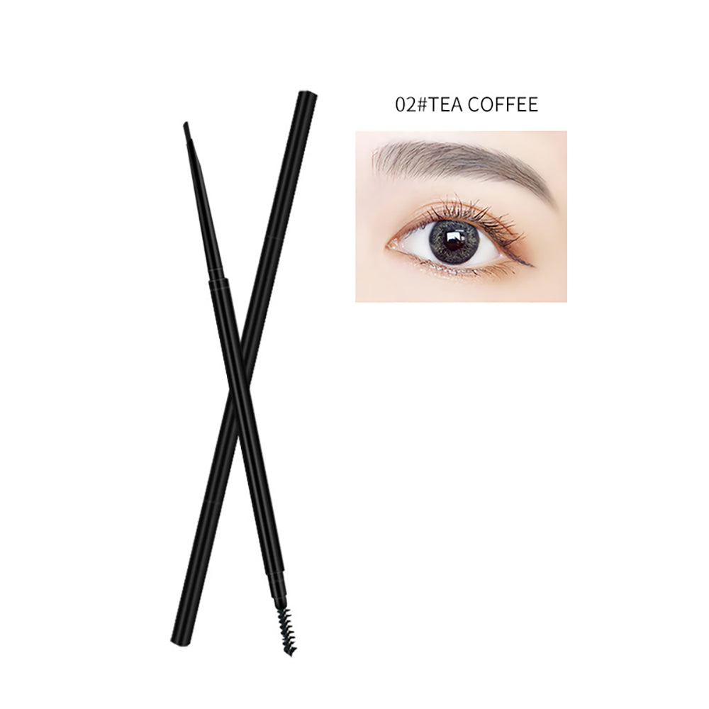 6 Color Eyebrow Pencil Waterproof High Pigmented Slim Triangle Pen Vegan