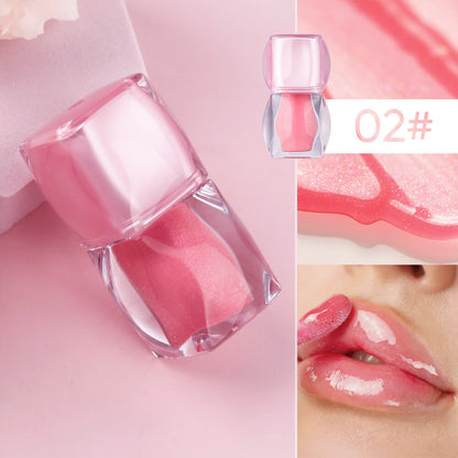 7-Color Shimmer Lip Gloss Metallic Lip Glaze Moisturizing High Pigment Vegan