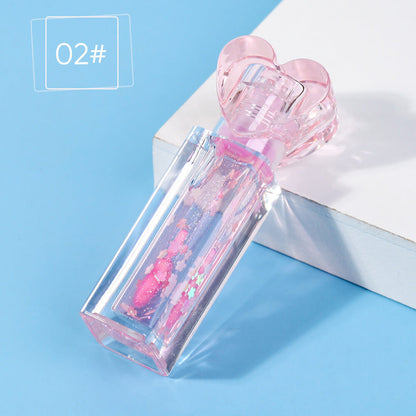 6-Shade Color-Changing Lip Oil Shimmer Vanilla-Infused Moisturizing Lip Balm