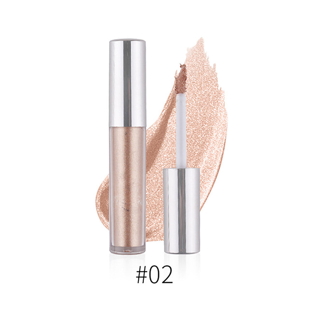 6 Color Liquid Eyeshadow Face Highlighter Shiny Shimmer Brightening Vegan