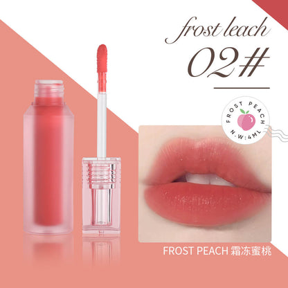 6-Color Lip Gloss Water-Mist Lip Tint Long-Lasting Matte Lipstick Moisturizing