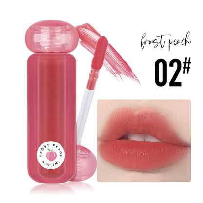 6-Shade Nude Lip Glaze Moisturizing Lip Gloss Dewy-Matte Private Label