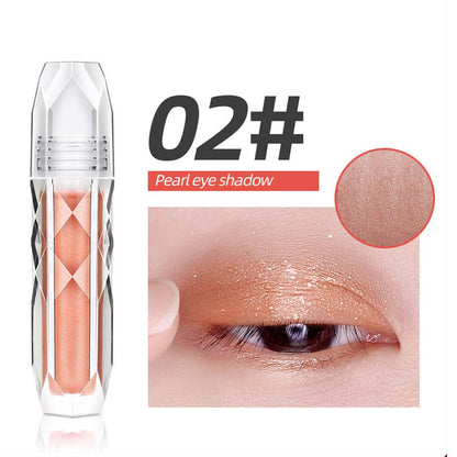 6 Color Liquid Eyeshadow Shimmer Highlighter Makeup Blush High Pigmented