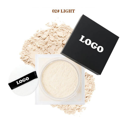 14-Shade Loose Setting Powder With Puff Oil-Control Long-Lasting Waterproof