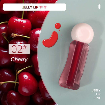 4-color Jelly Lip Tint Fruit Juice Lip Stain Waterproof Long Lasting Vegan
