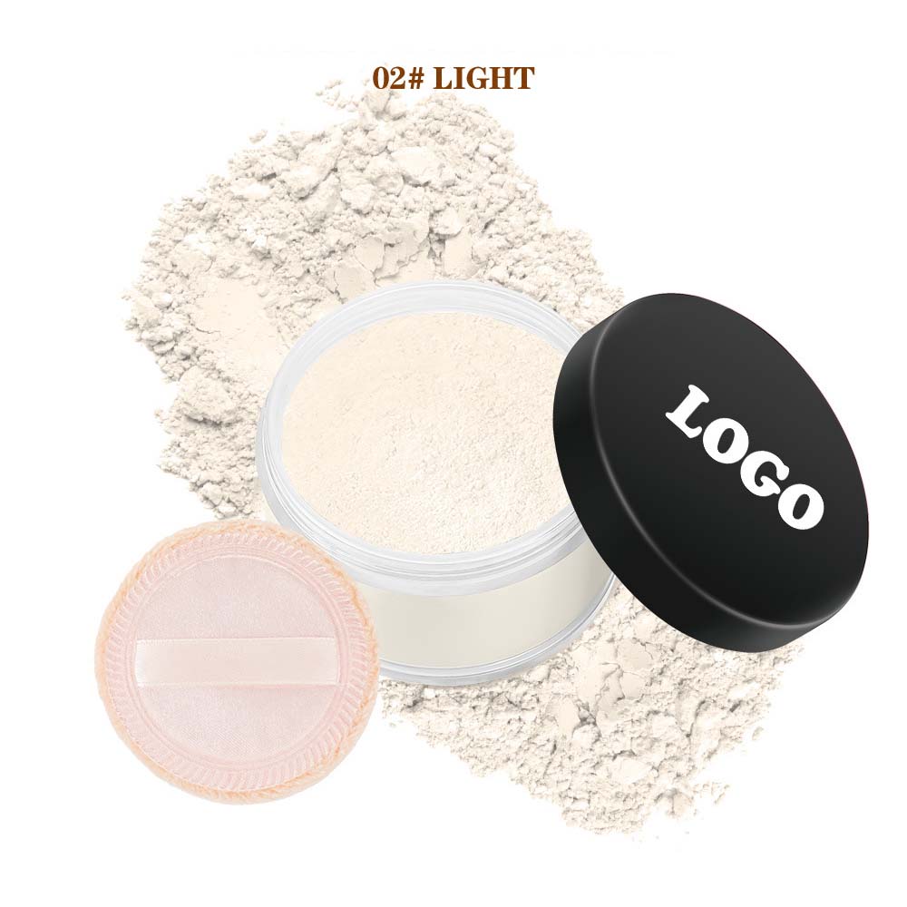 14-Shade Loose Setting Powder With Puff Waterproof Oil-Control Long-Lasting